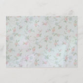  maagdenpalm pioen Vrijgezellenfeest Tea Party Informatiekaartje (Achterkant)