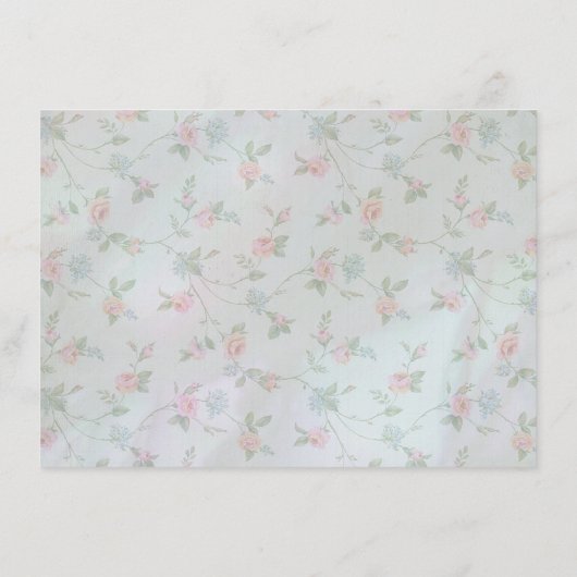  maagdenpalm pioen Vrijgezellenfeest Tea Party Informatiekaartje (Achterkant)