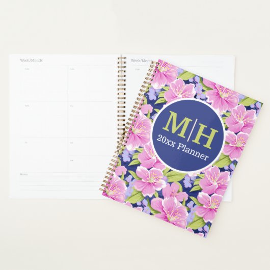 Maagdenpalm, Roze, en Limoen Floral Planner (Display)