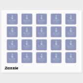 Maagdenpalm scheepsanker Save the Date Stickers (Vel)