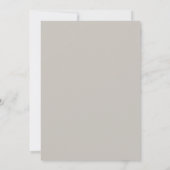 Maagdenpalm Taupe Anemoon Bruiloft Kaart (Achterkant)
