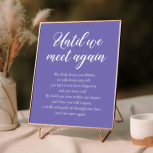 Maagdenpalm Tot We Elkaar Weer Ontmoeten Trouwherd Poster