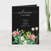 Maagdenpalm Trouw Zwart Order of Service Programma (Voorkant)