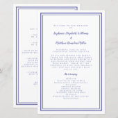 Maagdenpalm Trouwscript Modern Trouwprogramma (Voorkant / Achterkant)