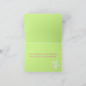 Maagdenpalm | van de Regendruppels van de Bedankkaart (Binnen)