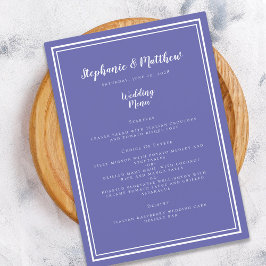 Maagdenpalm & Witte Trouw Simple Chic Menu