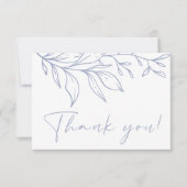 maagdenpalmbloem bedankkaart (Voorkant)