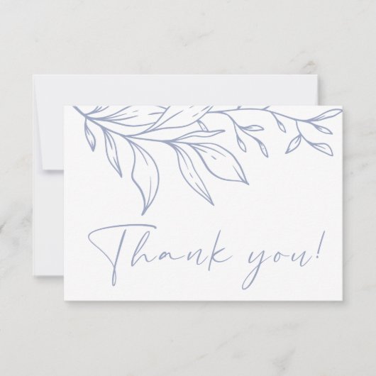 maagdenpalmbloem bedankkaart (Voorkant)