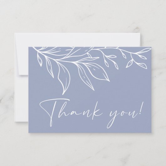 maagdenpalmbloem bedankkaart (Voorkant)