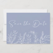 Maagdenpalmbloemen Boho bewaar de datum Save The Date (Voorkant)