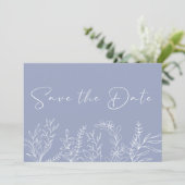 Maagdenpalmbloemen Boho bewaar de datum Save The Date (Staand voorkant)