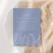 Maagdenpalmbloemen Boho bruiloft Kaart