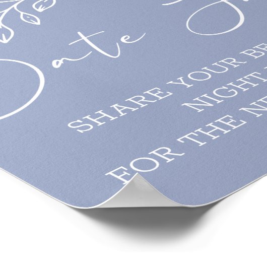 Maagdenpalmbloemen Date Night Poster (Hoek)