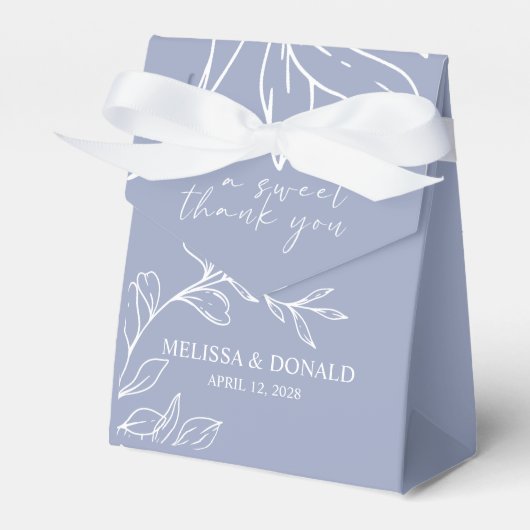 Maagdenpalmbloemen Favor Box Bedankdoosjes (Voorkant Zijde)