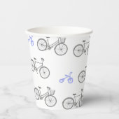 Maagdenpalmfiets Papieren Bekers (Voorkant)