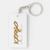 Maagdenreflectie Sleutelhanger (achterkant)