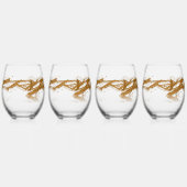 Maagdenreflectie Wijnglas Zonder Voet (Links)