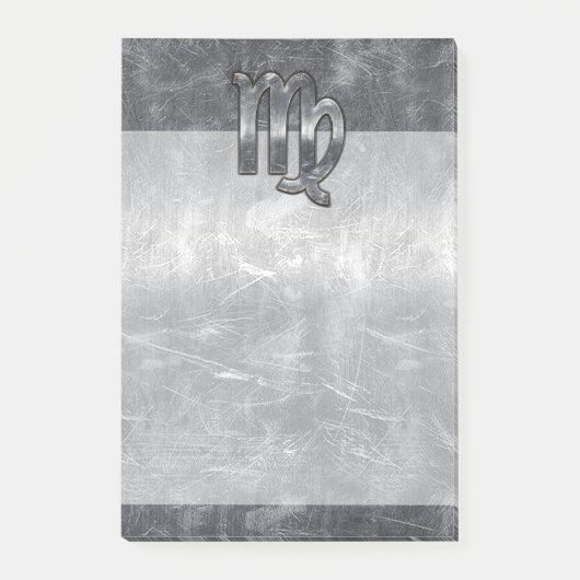 Maagdenteken voor dierentuindige in Grunge Distres Post-it® Notes (Voorkant)