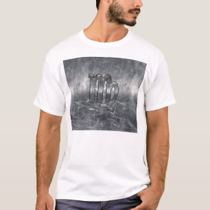 Maagdenteken voor dierentuindige in Grunge Distres T-shirt