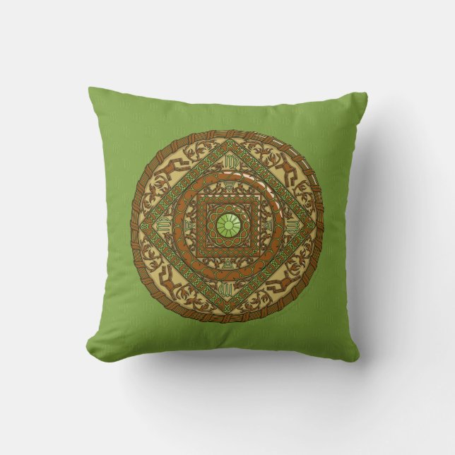 Maagdenvlies Mandala Kussen (Voorkant)