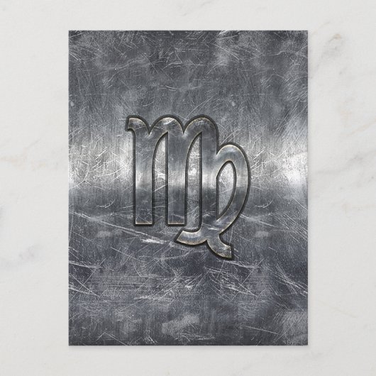 Maagdijk Teken Grunge Distress Style Briefkaart (Voorkant)