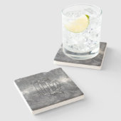 Maagdijk Teken Grunge Distress Style Stenen Onderzetter (Zijkant)