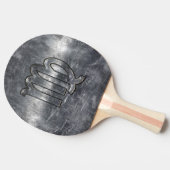 Maagdijk Teken Grunge Distress Style Tafeltennisbatje (Zijkant)