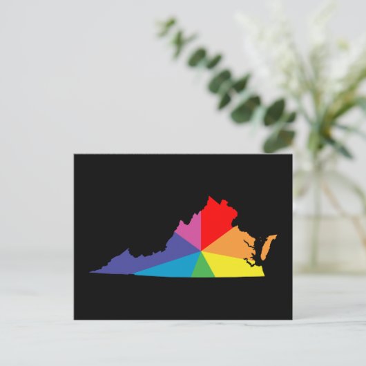 maagginia-kleurburst briefkaart (Staand voorkant)