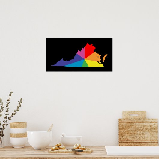 maagginia-kleurburst poster (Keuken)