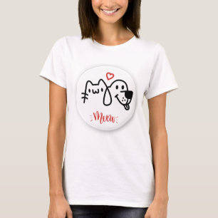 Maaghart Schattige Cat Lover T-shirt