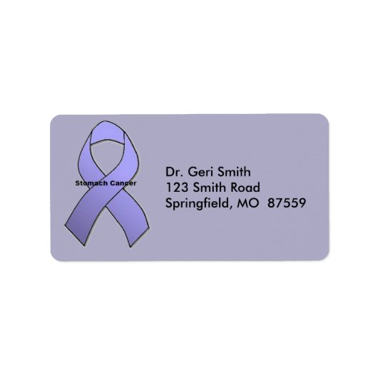 Maagkanker Etiket (Voorkant)