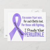 Maagkanker I Periwinkle 1 Briefkaart (Voorkant / Achterkant)