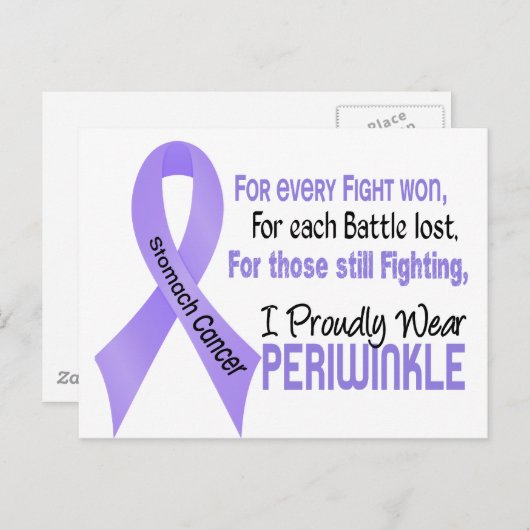 Maagkanker I Periwinkle 1 Briefkaart (Voorkant / Achterkant)