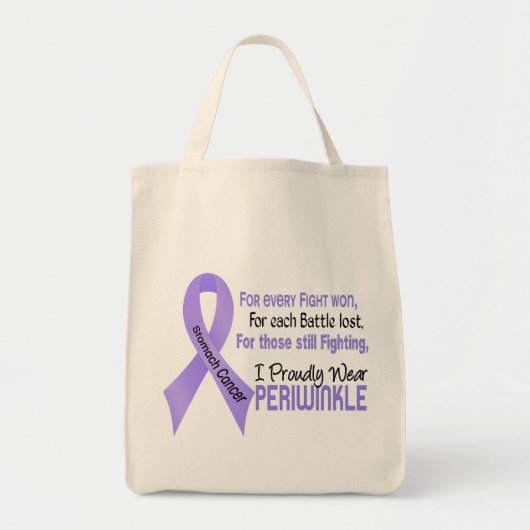 Maagkanker I Periwinkle 1 Tote Bag (Voorkant)