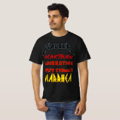 maagklachten grappig perfect Nausea band t - shirt (Voorkant volledig)