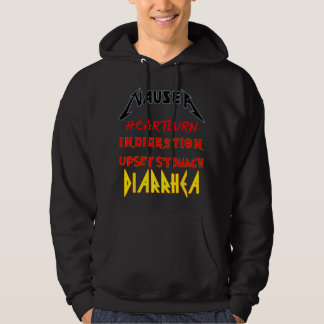 maagklachten grappig perfecte misselijkheid band T Hoodie