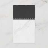 Maagstone-pet-groeidog pictogram | Leder Visitekaartje (Achterkant)