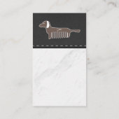 Maagstone-pet-groeidog pictogram | Leder Visitekaartje (Achterkant)