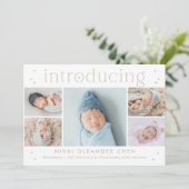 Maagtijdbewerkbare kleurweergave Aankondiging gebo (Staand voorkant)