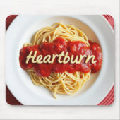 Maagzuur spaghetti diner muismat (Voorkant)