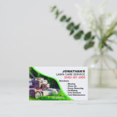 Maaien CleanUp Grass Verwijderen Gazonverzorging L Visitekaartje (Staand voorkant)