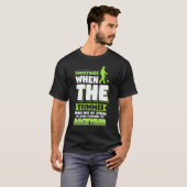 maaien gazon landschap trimmer t-shirt (Voorkant volledig)