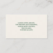 maaien grasverzorging gras landschapsarchitectuur visitekaartje (Achterkant)