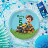 Maaien in Lawn Mower Verjaardagsfeest Papieren Bordje (Feest)