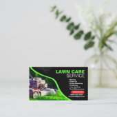 Maaien Opruimen Grass Verwijderen van gazon zorgdi Visitekaartje (Staand voorkant)