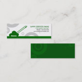 maaien van groene ringen mini visitekaartje (Voorkant / Achterkant)