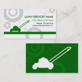 maaien van groene ringen visitekaartje (Voorkant / Achterkant)