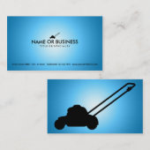 maaier met blauwe gloed visitekaartje (Voorkant / Achterkant)