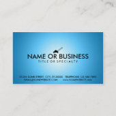 maaigoute met blauwe gloed klantenkaartje (Voorkant)