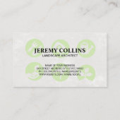 maaigras | tuinarchitectuur visitekaartje (Achterkant)